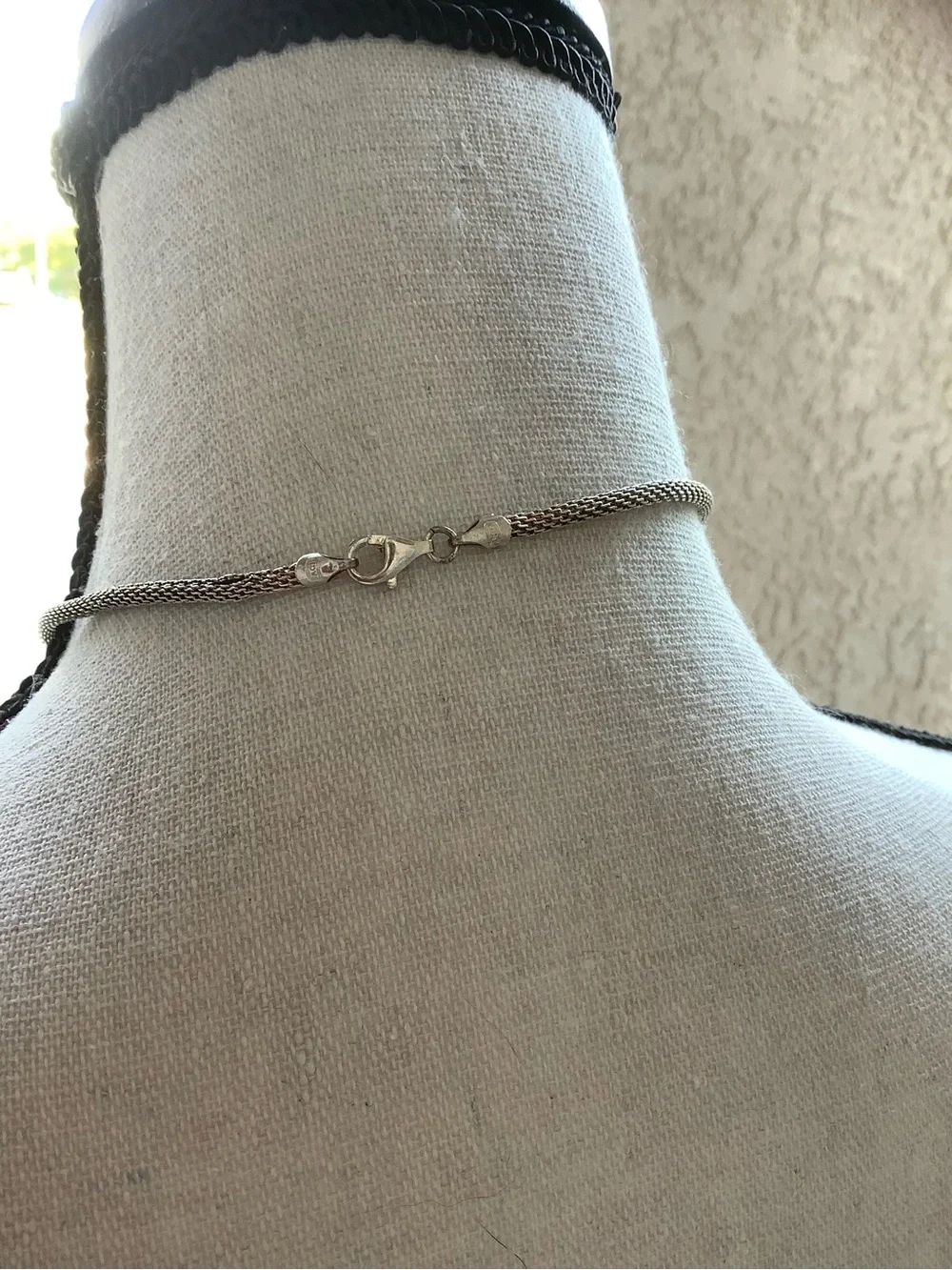 Sterling Silver Amethyst Double‑Stone Pendant Necklace